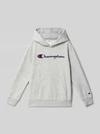 Swetry dla chłopców - Bluza z kapturem z wyhaftowanym logo - miniaturka - grafika 1