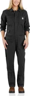 Odzież robocza - Carhartt Damski Kombinezon Rugged Canvas Black - miniaturka - grafika 1