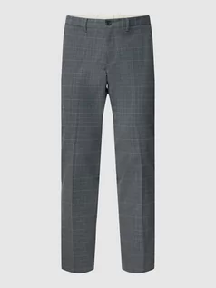 Spodnie męskie - Spodnie ze wzorem w pepitkę model ‘DENTON’ - grafika 1