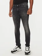 Spodnie męskie - KARL LAGERFELD Jeansy 265801 544832 Czarny Slim Fit - miniaturka - grafika 1