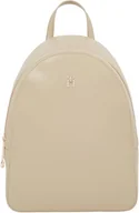 Plecaki - Tommy Hilfiger Plecak damski TH MONOTYPE AW0AW16440, beżowy, jeden rozmiar, BEŻOWY, One Size - miniaturka - grafika 1