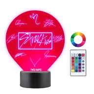 Lampy stojące - Lampka Nocna 3D LED Stray kids Black Pink K-Pop - miniaturka - grafika 1