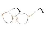 Okulary korekcyjne, oprawki, szkła - Damska oprawa korekcyjna różowe złoto Montana 900 - miniaturka - grafika 1