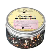 Soki i herbatki dla dzieci - Wysokogatunkowa herbata o smaku malinki na torcie, na bazie czarnej herbaty, spakowana w pudełko - 60g mieszanki, aromatyczny upominek, idealny jako.. - miniaturka - grafika 1