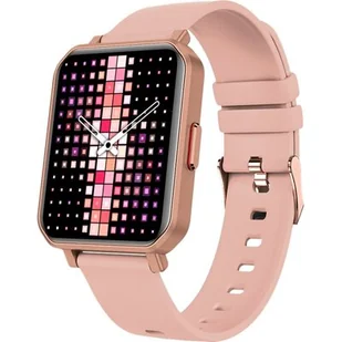 Maxcom FW56 Carbon Pro Złoty - Smartwatch - miniaturka - grafika 1