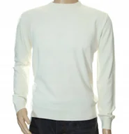 Swetry męskie - Sweter Męski Z Kaszmiru I Wełny Merynosów Okrągły 2Xl Xxl Kaszmirowy - miniaturka - grafika 1