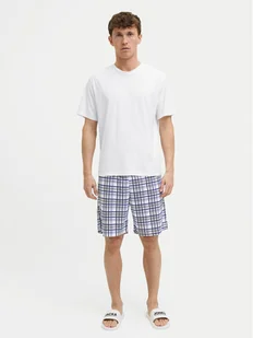 Jack&Jones Piżama Max 12277165 Biały Standard Fit - Piżamy damskie - miniaturka - grafika 1