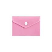 Teczki i skoroszyty - TECZKA KOPERTA A7 PP PASTEL RÓŻOWY - miniaturka - grafika 1