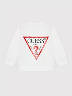Guess Bluza N73Q10 KAUG0 Biały Regular Fit - Bluzy dla chłopców - miniaturka - grafika 1