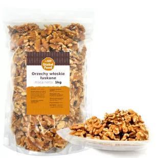 ORZECHY WŁOSKIE ŁUSKANE GLOBAL FOOD 1kg 1000g - Orzechy i nasiona - miniaturka - grafika 1