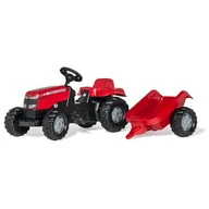 Jeździki dla dzieci - Jeździk ROLLY TOYS Kid Massey Fergusson 012305 z przyczepą - miniaturka - grafika 1