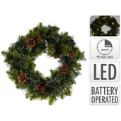 Oświetlenie świąteczne - Wieniec 40 cm 15 LED - miniaturka - grafika 1