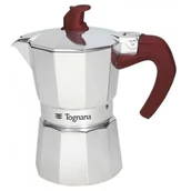 Zaparzacze i kawiarki - TOGNANA Kawiarka TOGNANA Extra Style 12 TZ Srebrny - miniaturka - grafika 1