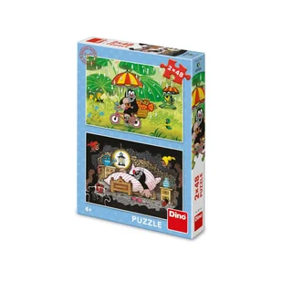 Puzzle 2X48 Elementów Z Krecikiem Dla Dzieci 4+ - Puzzle - miniaturka - grafika 1