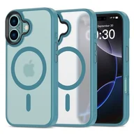 Etui i futerały do telefonów - Etui TECH-PROTECT MagMat MagSafe do Apple iPhone 16 Turkusowy - miniaturka - grafika 1