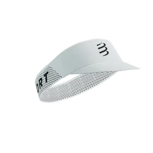 COMPRESSPORT Daszek biegowy PRO RACING VISOR white - Czapki i chusty sportowe damskie - miniaturka - grafika 1