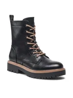 Botki damskie - Jenny Fairy Trzewiki WS5896-04 Czarny - miniaturka - grafika 1