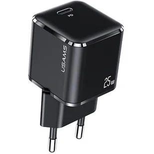 Usams Ładowarka sieciowa USAMS T42 CC140TC01 US-CC140 5V-3A PD3.0 Fast Charging czarny CC140TC01 - Akcesoria do tabletów i e-booków - miniaturka - grafika 1