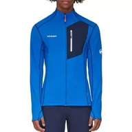 Kurtki męskie - Mammut Kurtka męska 1014 Midlayer Taiss, Ice Marine, regular, granatowy, XXL - miniaturka - grafika 1
