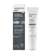 Kosmetyki pod oczy - SesDerma Men żel poprawiający kontur oczu 15 ml - miniaturka - grafika 1