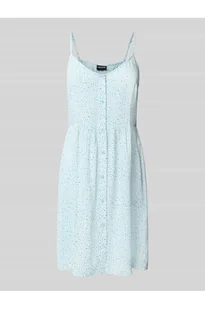 Sukienka casualowa z lejącego materiału ze wzorem na całej powierzchni model TALA - Pieces - Sukienki - miniaturka - grafika 1