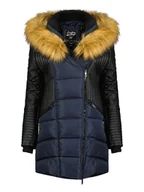Kurtki damskie - Canadian Peak Parka "Ausmoseak" w kolorze granatowym - miniaturka - grafika 1