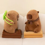 Maskotki i pluszaki - Maskotka Kapibara z kocem 40cm - miniaturka - grafika 1