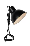Lampy stojące - Lucide MOYS z zaciskiem mocującym Czarna E27 Lampka stołowa 45987/01/30 45987/01/30 - miniaturka - grafika 1