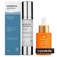 Zestawy kosmetyków damskich - Sesderma Hidraderm Hyal + C-VIT 5 Liposomal Serum ZESTAW Krem do twarzy 50 ml + Serum do twarzy z witaminą C 30 ml - miniaturka - grafika 1