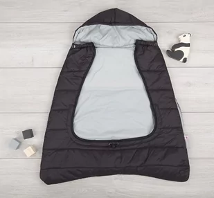 CuddleCo CuddleCo Comfi-Cape śpiworek 2w1 czarny CC844180 - Śpiworki dla dzieci - miniaturka - grafika 1