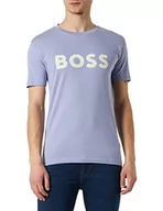 Koszulki męskie - BOSS T-shirt męski, Light/Pastel Purple538, XL - miniaturka - grafika 1