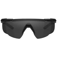 Okulary sportowe - Okulary Wiley X Saber Advanced 317 smoke / clear, czarne oprawki - miniaturka - grafika 1