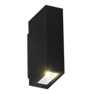 Lampy ogrodowe - Orlean LED kinkiet elewacyjny ścienny 2-punktowy czarny - miniaturka - grafika 1