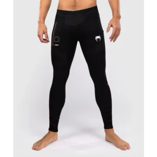 Venum Legginsy Kompresyjne Spats Tactical XT Black/Fire Red - Kimona, stroje i obuwie - miniaturka - grafika 1