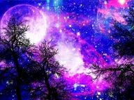 Malowanie po numerach - Malowanie po numerach Niebo nocą 40x50cm 1006996 - miniaturka - grafika 1