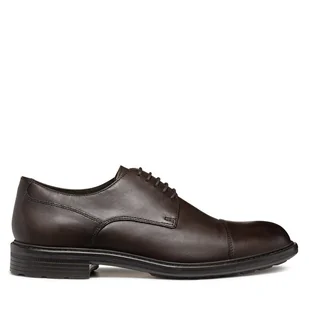 Półbuty Geox U Walk Pleasure U46CGF 00039 C6009 Brązowy - Półbuty męskie - miniaturka - grafika 1