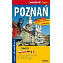 ExpressMap praca zbiorowa comfort! map Poznań. Laminowany, kieszonkowy plan miasta 1:20 000 - Atlasy i mapy - miniaturka - grafika 1