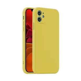 Ochronne etui na telefon komórkowy iPhone 14 Pro Max Plus Matowe silikonowe cienkie etui na telefon komórkowy: Apple iPhone 14 Plus, kolor: żółty - Etui i futerały do telefonów - miniaturka - grafika 1