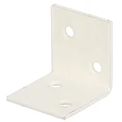 Inne mocowania - Kątownik szeroki biały 30 x 30 x 30 - miniaturka - grafika 1