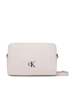 Calvin Klein Jeans Torebka Minimal Monogram Ew Camera Bag LV04K3162G Écru - Torebki damskie - miniaturka - grafika 1