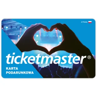 Karta podarunkowa TICKETMASTER 50 zł - Kody i doładowania cyfrowe - miniaturka - grafika 1