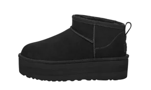 UGG Classic Ultra Mini Platform Black - Śniegowce damskie - miniaturka - grafika 1