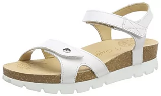 Sandały damskie - Panama Jack Sulia Basics sandały damskie z paskiem, Biały Blanco B1, 36 EU - grafika 1