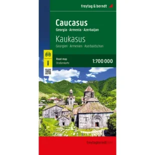 Mapa Kaukaz Gruzja Armenia Azerbejdżan 1:700 000 - Atlasy i mapy - miniaturka - grafika 1