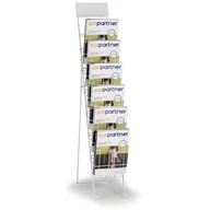 Systemy ekspozycyjne i znaki informacyjne - B2B Partner Stojak na ulotki, 6x A4 97265-bílá (10951) - miniaturka - grafika 1