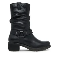 Botki damskie - Botki Pikolinos W1T-9590C1 Czarny - miniaturka - grafika 1