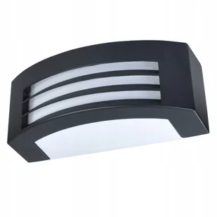 Lampa elewacyjna zewnętrzna kinkiet LED czarny - Lampy ogrodowe - miniaturka - grafika 1