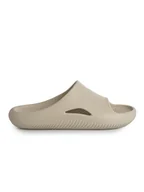 Klapki i japonki damskie - Crocs Klapki Mellow Slide 208392 Beżowy - miniaturka - grafika 1