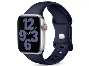 Alogy Sportowy pasek silikonowy do Apple Watch 38/40/41mm Granatowy 9373X3 - Akcesoria do smartwatchy - miniaturka - grafika 1