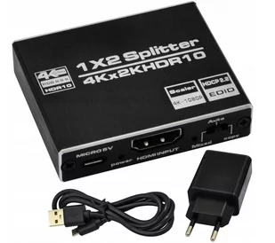 Splitter Hdmi 2.0 1X2 4K Uhd Hdcp 2.2 Rozdzielacz - Kable - miniaturka - grafika 1